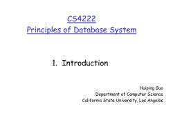 Introduction - csns - California State University, Los Angeles