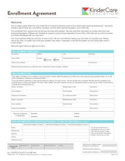 Enrollment Agreement