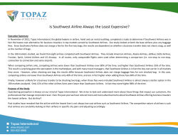 Is Southwest Airline Always the Least Expensive?