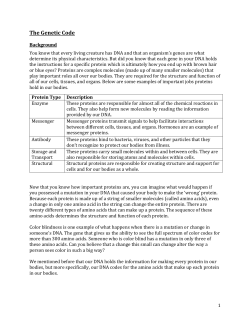 NGSS Genetic Code