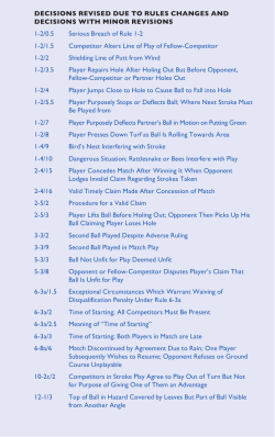 Decisions Containing Minor Revisions