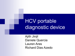 A portable HCV testing device