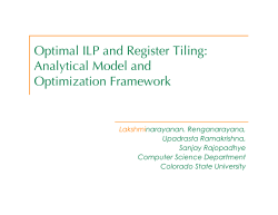 Optimal ILP and Register Tiling: Analytical Model and Optimization