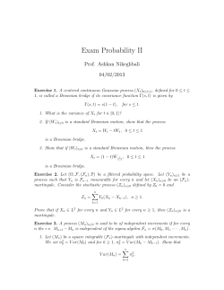 Exam Probability II