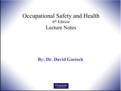 Preparing for Emergencies and Terrorism