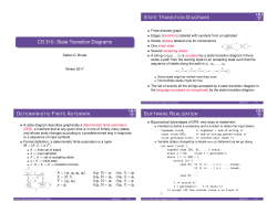 CS 310: State Transition Diagrams