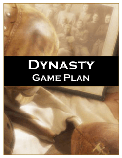 Game Plan - Dynasty League Football