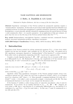 Tame functions are semismooth - DIM