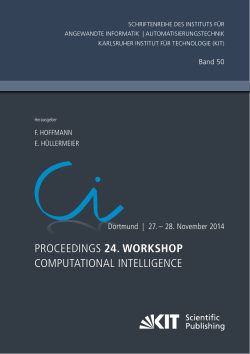 Proceedings - 24. Workshop Computational Intelligence