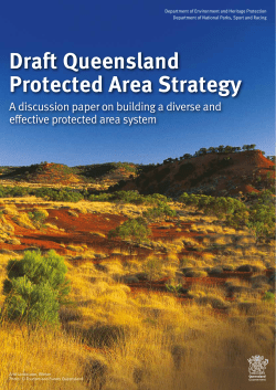 Draft Queensland Protected Area Strategy