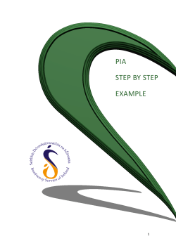 pia step by step example - Insolvency Service of Ireland