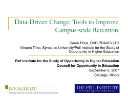 Tools to Improve Campus-Wide Retention