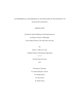 AN EXPERIMENTAL AND THEORETICAL