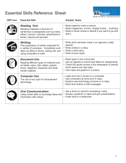 Reading Text