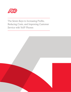 The Seven Keys to Increasing Profits, Reducing Costs
