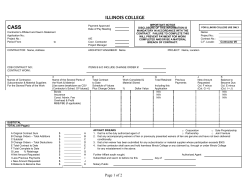 Contractor`s Affidavit and Sworn Statement (CASS)