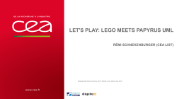 Let`s play: Lego meets Papyrus UML R&eacute;mi
