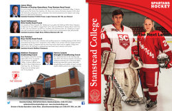 Hockey @ Stanstead College