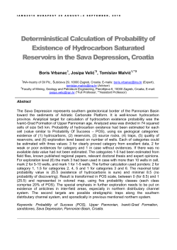 Deterministical Calculation of Probability of Existence of