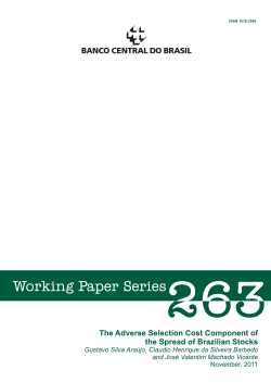 The Adverse Selection Cost Component of the