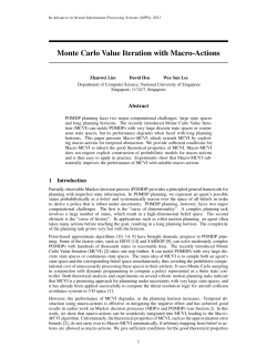 Monte Carlo Value Iteration with Macro-Actions