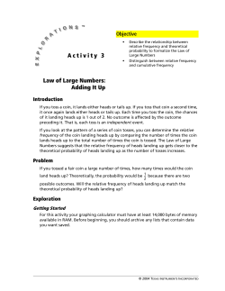 Activity 3 Law of Large Numbers: Adding It Up - TI Education