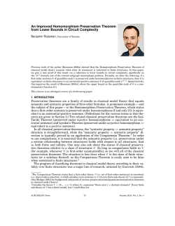 An Improved Homomorphism Preservation Theorem from Lower
