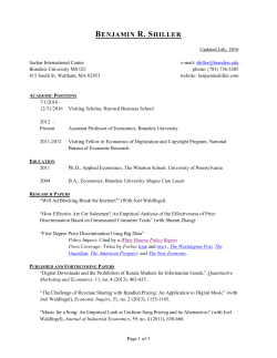 first name last name - of Benjamin Shiller