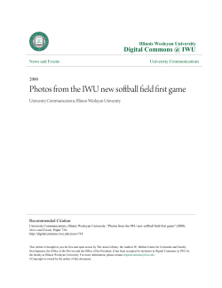 Photos from the IWU new softball field first game