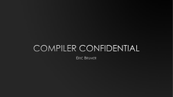 Compiler Confidential