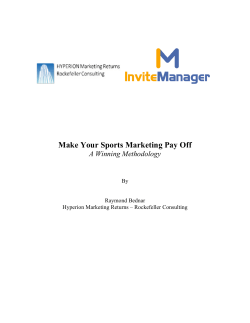 Make Your Sports Marketing Pay Off