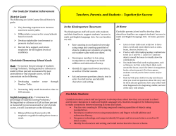 Kindergarten - Cobb County School District