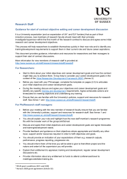 guidance and templates for start of contract