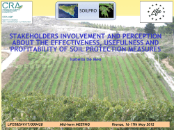 LIFE08ENV/IT/000428 Mid-term MEETING Firenze, 16