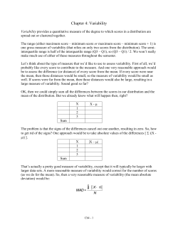 Chapter 2: Frequency Distributions