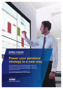 Power your pensions strategy in a new way - KPMG