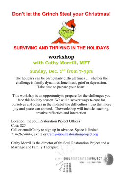 Don`t let the Grinch Steal your Christmas