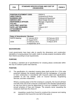 Crossover Construction