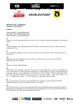 Meet the Crews - Shakedown