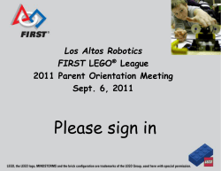 2004 FIRST LEGO League