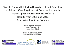 A Survey of Massachusetts Family Physicians