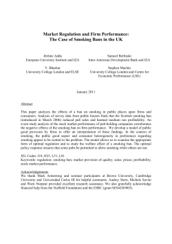 Market Regulation and Firm Performance: The Case of