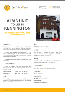 a1/a3 unit kennington