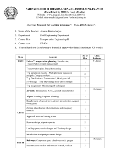 CE - 604 - NIT Arunachal Pradesh