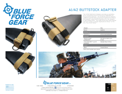 A1/A2 Buttstock Adapter