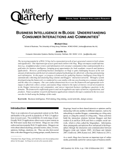 Business Intelligence in Blogs: Understanding