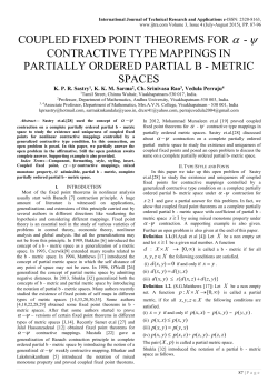 coupled fixed point theorems for contractive type