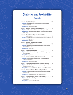 Statistics and Probability