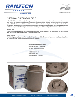 filtered cj one-shot crucible