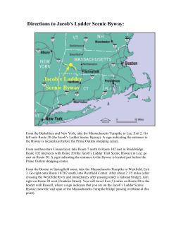 Directions to Jacob`s Ladder Scenic Byway: